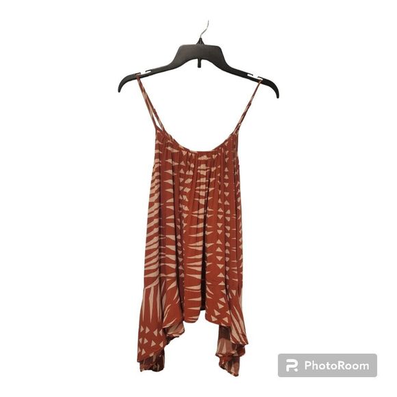 Sun & Shadow Shark Bite Tank With Adjustable Straps Size XSmall Orange white - Picture 1 of 7